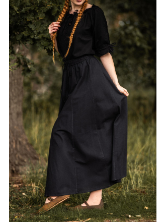 Trollfelsen Leonardo Carbone Mittelalter Gewandung Ritter Wikinger Magd Maid Rock Dana Schwarz _2_